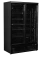 Kühlschrank mit 2 Glastüren schwarz Atom Maxi C2DBB