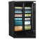Kühlschrank mit 2 Glastüren schwarz Atom Maxi C2DBB