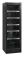 Flaschenkühlschrank mit Glastür schwarz SCU1425H