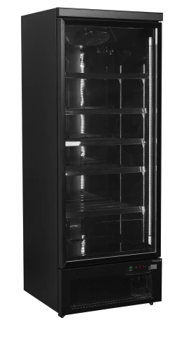 Kühlschrank mit Glastür schwarz Atom Maxi C1DBB