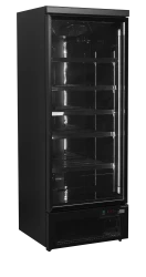 Kühlschrank mit Glastür schwarz Atom Maxi C1DBB