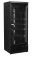 Kühlschrank mit Glastür schwarz Atom Maxi C1DBB