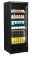Kühlschrank mit Glastür schwarz Atom Maxi C1DBB
