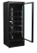 Kühlschrank mit Glastür schwarz Atom Maxi C1DBB