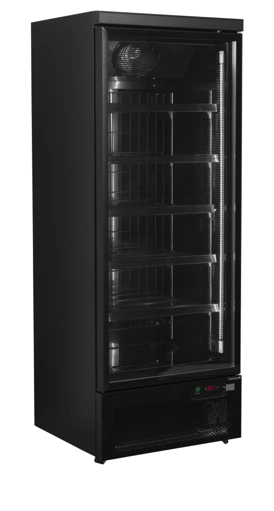 Gefrierschrank mit Glastür schwarz Atom Maxi F1DBB