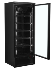 Gefrierschrank mit Glastür schwarz Atom Maxi F1DBB
