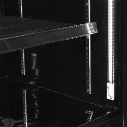 Gefrierschrank mit Glastür schwarz Atom Maxi F1DBB