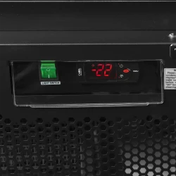 Gefrierschrank mit Glastür schwarz Atom Maxi F1DBB