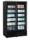 Gefrierschrank mit 2 Glastüren schwarz Atom Maxi F2DBB