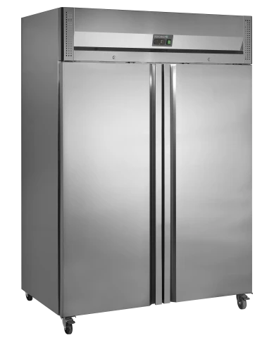 Edelstahl Gastro-Kühlschrank GN 2/1 RK1420X1
