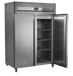 Edelstahl Gastro-Kühlschrank GN 2/1 RK1420X1