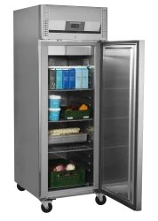 Edelstahl Gastro-Kühlschrank GN 2/1 RK710X1