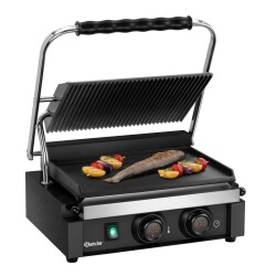 Elektro-Kontaktgrill schwarz "Panini-MDI" 1GR S
