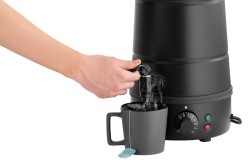 Heißwasserspender schwarz 5L S