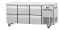 Edelstahl Kühltisch Easy S6-1501 mit Rollen
