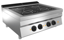 Induktionsherd Tischgerät 4 Kochfelder 700FX-I40