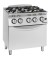 Gasherd 900 4 Flammen Gas-Backofen