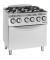 Gasherd 900 4 Flammen mit Elektrobackofen