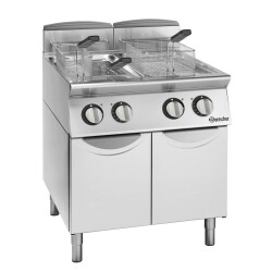 Elektro-Fritteuse 2 Becken 900 E2-21 mit Unterbau