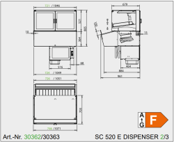 Selbstbedinungsvitrine Snack-Counter 520 E DISPENSER 2