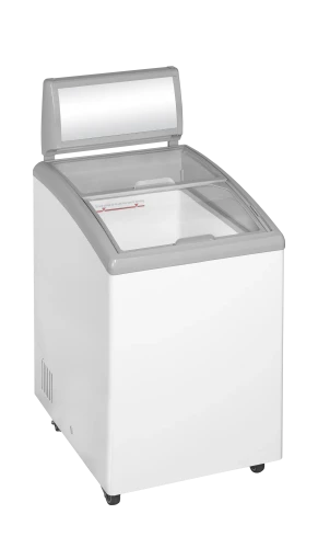 Eiscreme-Grefriertruhe mit Display & Rollen IDC152C-W1