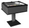 Auftisch-Eisvitrine MINI CREAM 4V LED GRAU