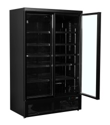 Glastürkühlschrank 2-türig ATOM MAXI KS 2T-BB