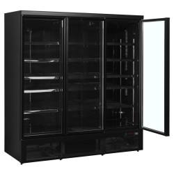 Glastürkühlschrank 3-türig ATOM MAXI KS 3T-BB
