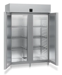 Edelstahl Kühlschrank 2-türig GN 2/1 FRPSvg...