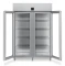 Gastro Edelstahl Kühlschrank 2 Glastüren GN 2/1 FRPSvh 1412