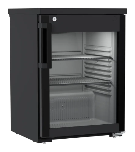Unterbau-Kühlschrank schwarz Umluftkühlung MRTve 1511