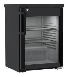 Unterbau-Kühlschrank schwarz Umluftkühlung...