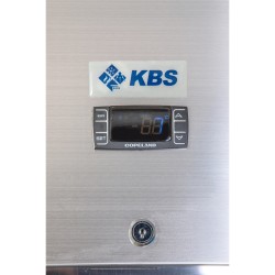 Edelstahl Gewerbekühlschrank mit Glastür KU 356 G