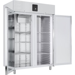 Edelstahl-Gewerbekühlschrank KU 1422 GN 2/1