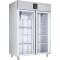 Edelstahl-Gewerbekühlschrank KU 1422 G GN 2/1 mit Glastüren