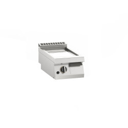 Gas-Grillplatte glatt verchromt 7kW mit 1 Heizzone