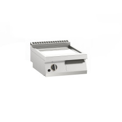 Gas-Grillplatte glatt verchromt 11kW mit 1 Heizzone
