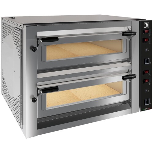 Elektro Pizzaofen Master 6+6 für 12 Pizzen ø35cm 17,7 kW