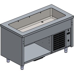 Kühlwanne mit Umluftkühlung Modul 3 GN 1/1