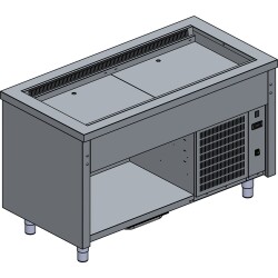 Kühlwanne mit Umluftkühlung Modul 4 GN 1/1