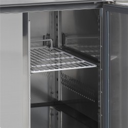 Edelstahl Kühltisch 3-türig GN 1/1 GC73