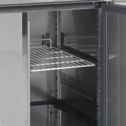 Edelstahl Kühltisch 3-türig GN 1/1 GC73