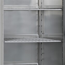 Edelstahl-Kühlschrank auf Rollen RK505