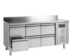 Kühltisch mit 6 Schubladen GN1/1 CK7360