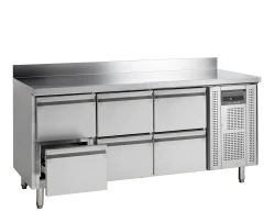 Kühltisch mit 6 Schubladen GN1/1 CK7360