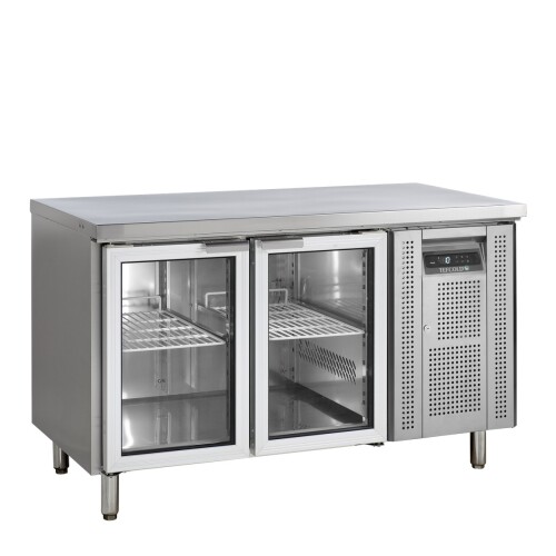 Kühltisch mit 2 Glastüren GN1/1 CK7210G