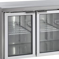 Kühltisch mit 3 Glastüren GN1/1 CK7310G