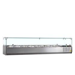 Kühlvitrine GN1/4 GVC33-180 8 x GN1/4