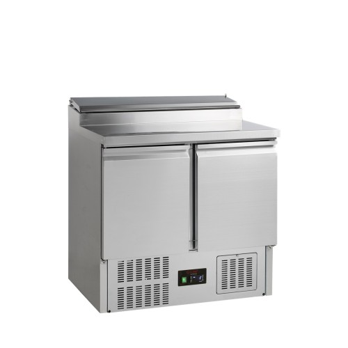 Edelstahl-Saladette 2-türig GN 1/1 GSS20