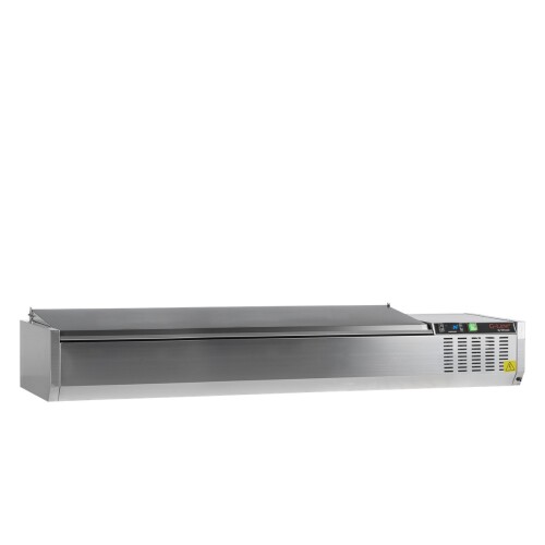 Kühlvitrine GN1/4 GVC33-180 S/S 8 x GN1/4